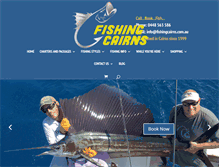 Tablet Screenshot of fishingcairns.com.au
